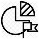 Diagramme Circulaire Dobjectif Icône