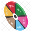 Diagramme Circulaire Diagramme Circulaire Diagramme Moderne Icône