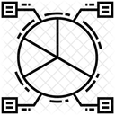 Diagramme Circulaire Infographie Graphique Graphique Moderne Icône