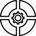 Diagramme Circulaire Gestion Des Donnees Parametres De Donnees Icône