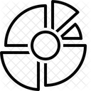 Diagramme circulaire  Icône