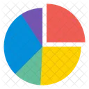 Diagramme Circulaire Rapport Analyse Icône