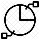 Diagramme Circulaire Diagramme Circulaire Analyse De Donnees Icône