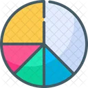 Diagramme Circulaire Graphique Analyses Icône