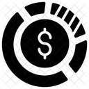 Diagramme Circulaire Diagramme En Anneau Diagramme Financier Icône