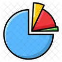 Diagramme Circulaire Diagramme En Beignet Beignet Disperse Icône
