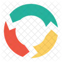 Diagramme A Secteurs Graphique Rapport Icône