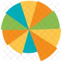 Tarte Statistiques Graphique Icône