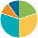 Tarte Statistiques Graphique Icône