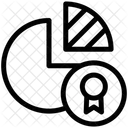 Diagramme Circulaire Certifie Icône