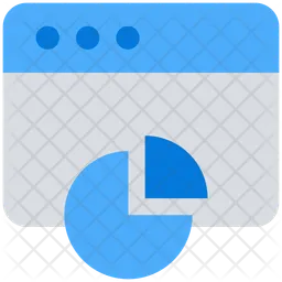 Diagramme circulaire d'affaires  Icône