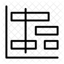 Diagramme de Gantt  Icône