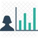 Employe Performance Graphique Icône