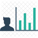 Employe Performance Graphique Icône