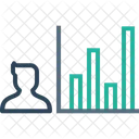 Employe Performance Graphique Icône