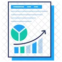 Diagramme Circulaire Modele De Prediction Donnees Statistiques Icône