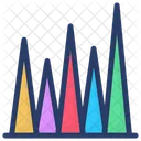 Diagramme Pyramidal Analyse Statistique Analyse Commerciale Icône