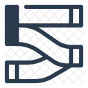 Diagramme De Sankey Flux Connexions Icône