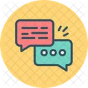 Dialog Communication Study Icon