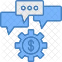 Dialogo empresarial  Icono
