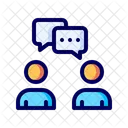 Podcast Interview Communication Icon