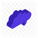 Dialogue Cloud Sitting Laptop Icon