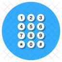 Phone Number Keypad Keyboard Icon