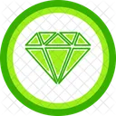 Diamant Neonschilder Edelstein Symbol