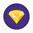 Diamant Glanzend Ruf Symbol