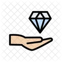 Diamant Edelstein Qualitat Symbol