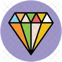 Diamant Rubis Gemme Icon