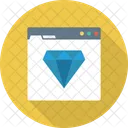 Diamant SEO Qualite Web Icône