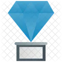 Diamant Trophae Kristall Symbol