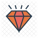 Diamant Juwel Rubin Symbol