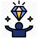 Diamantengeschäft  Symbol