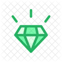 Diamant Glanzend Juwel Icon