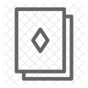 Diamant Spielkarte Symbol