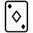 Karo Karten Glucksspiel Symbol