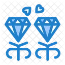 Diamanten Ohrringe  Symbol