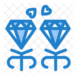 Diamanten Ohrringe  Symbol