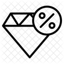Diamant Rabatt Icon