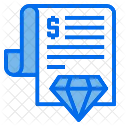 Diamant-Schein  Symbol