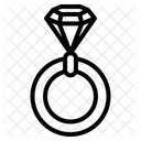 Diamant-Ring  Symbol