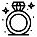 Diamant-Ring  Symbol