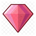 Diamant rouge  Icône