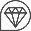 Diamant stein  Symbol