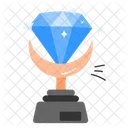 Diamant Trophae Leistung Icon