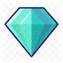 Diamant Turkis Spiel Artikel Symbol