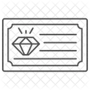 Diamant Zertifikat Icon