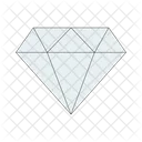 Diamante Gema Clipart Ícone